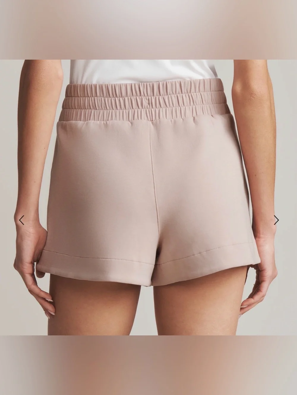 RHONE Women's Athletic Shorts in Dusty Pink